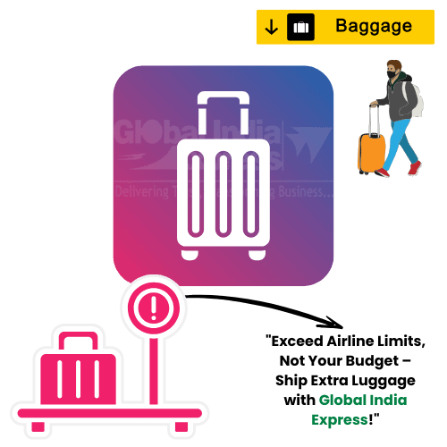 Excess Baggage Courier To USA