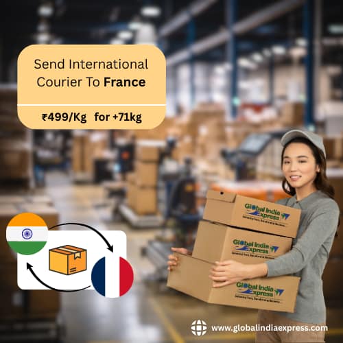 Courier to France from delhi